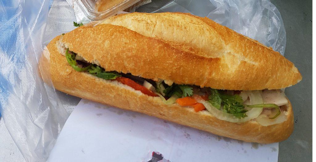 Bánh mì is a vietnamese sandwich