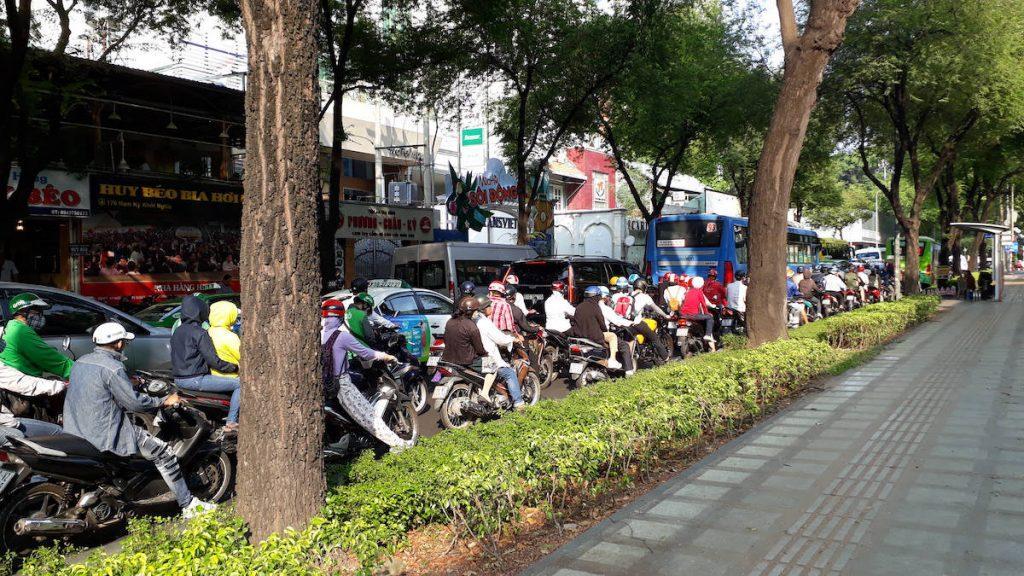 Traffic in Ho Chi Minh City