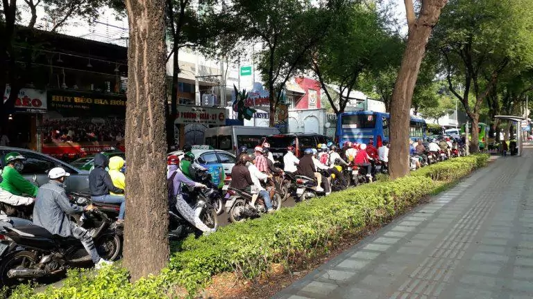 Traffic in Ho Chi Minh City